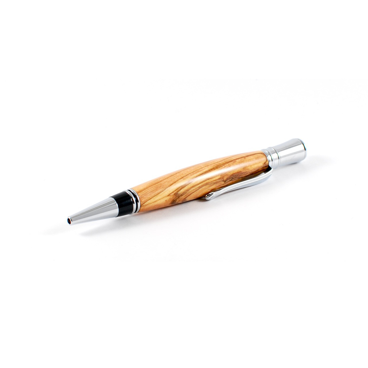 Olive Wood Ballpoint Pen ***French Artisanal Manufacturing***