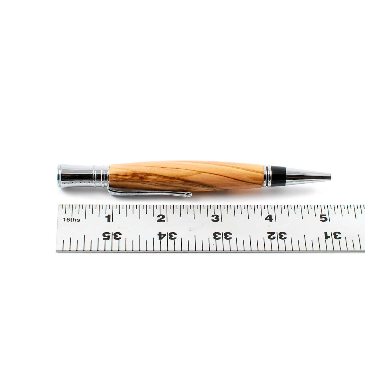 Olive Wood Ballpoint Pen ***French Artisanal Manufacturing***